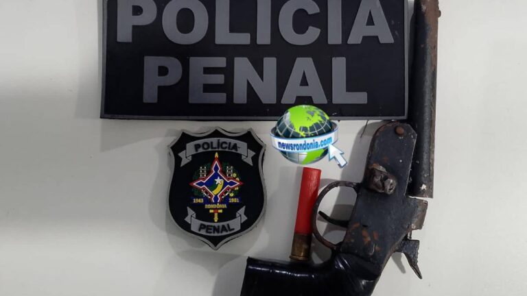 Polícia Penal prende apenado armado no Cristal da Calama