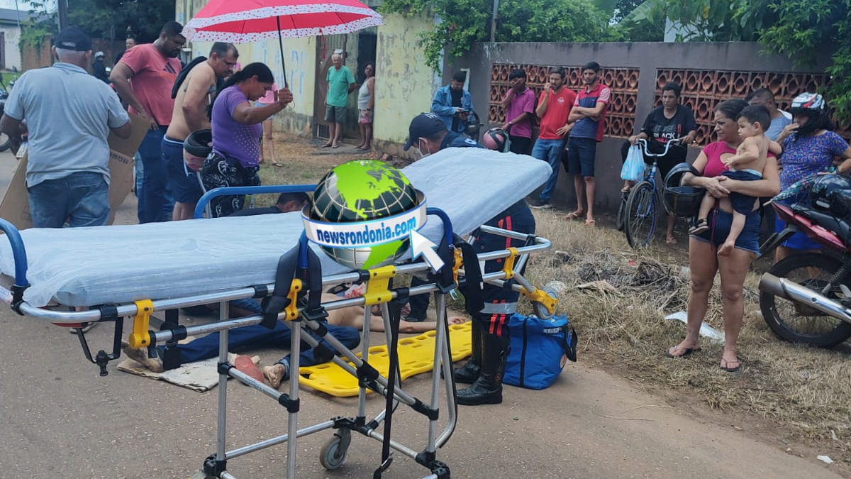 ATUALIZADA: Homem é atacado com gargalo de garrafa no pescoço durante bebedeira - News Rondônia