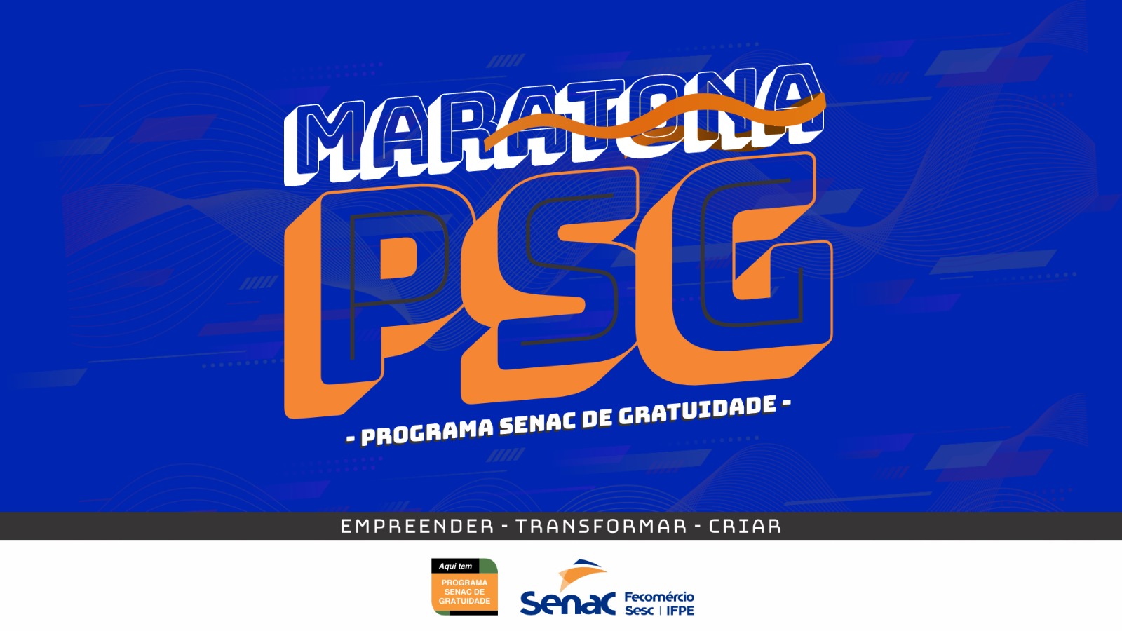 Maratona PSG é marco de 15 anos do Programa Senac de gratuidade em Rondônia