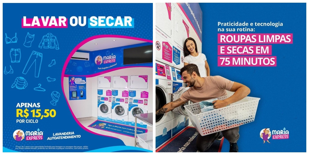 Agenda News: Maria Express Porto Velho, a nova lavanderia de autoatendimento da cidade - News Rondônia