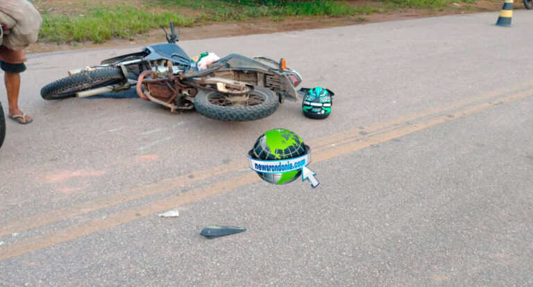 Caminhonete invade preferencial e causa grave acidente com moto - News Rondônia