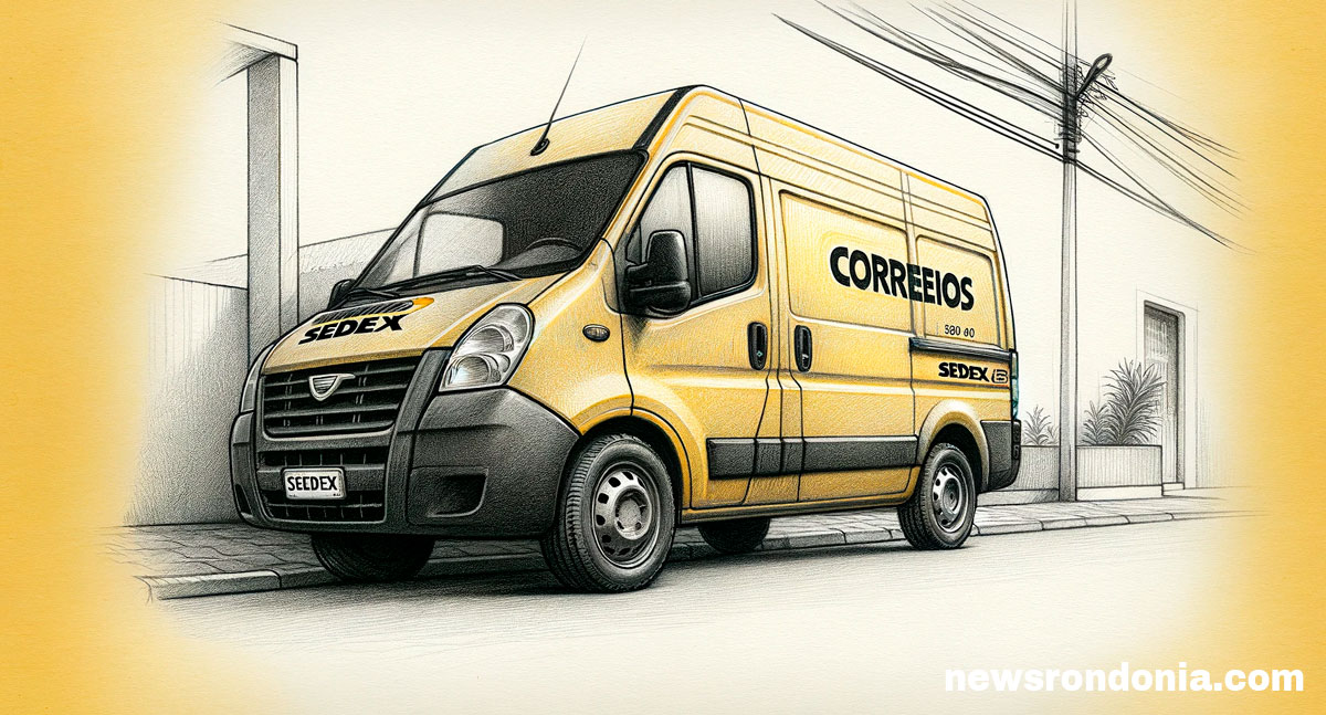 Criminoso furta carro dos Correios e abandona veículo após cometer roubo na zona leste