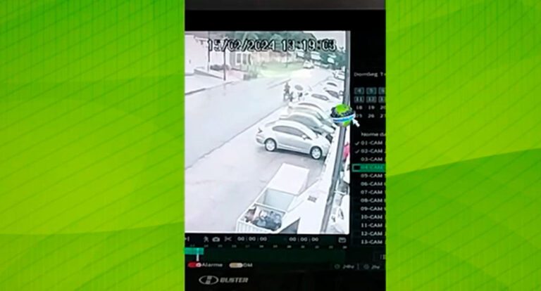 VÍDEO: Ladrão é espancado durante tentativa de roubo a casal no centro de Porto Velho