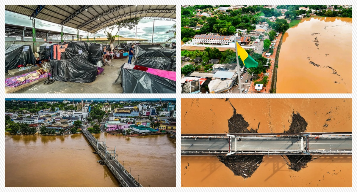 Com subida de 2cm por hora, Rio Acre soma atingidos pela enchente - News Rondônia