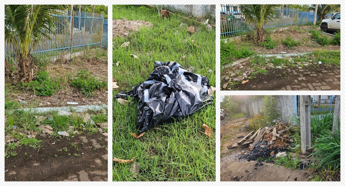 população reclama de lixo e mato no IML em Porto Velho