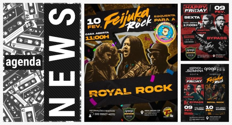 Agenda News: curta o final de semana no O Grego Original Pub com muito rock e sabor - News Rondônia