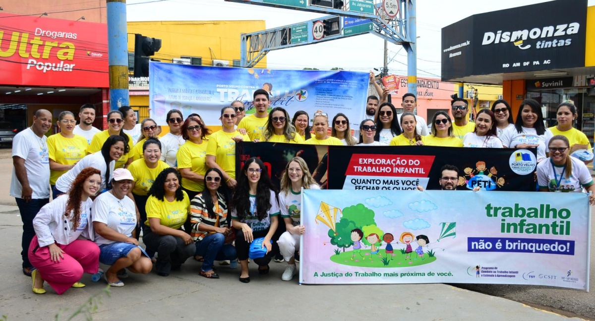 Carnaval sem trabalho infantil: TRT-14, Semasf e Fepet realizam ação de prevenção e conscientização