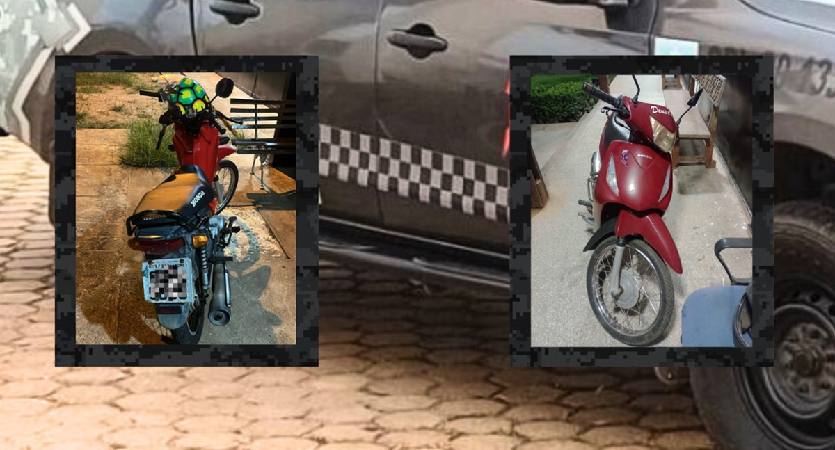 Patamo recupera duas motocicletas com restrição de furto/roubo em Cacoal