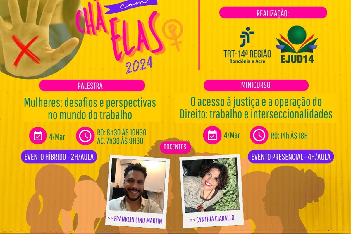 Chá com Elas: 4ª edição promove diálogo sobre a luta feminina e participação social