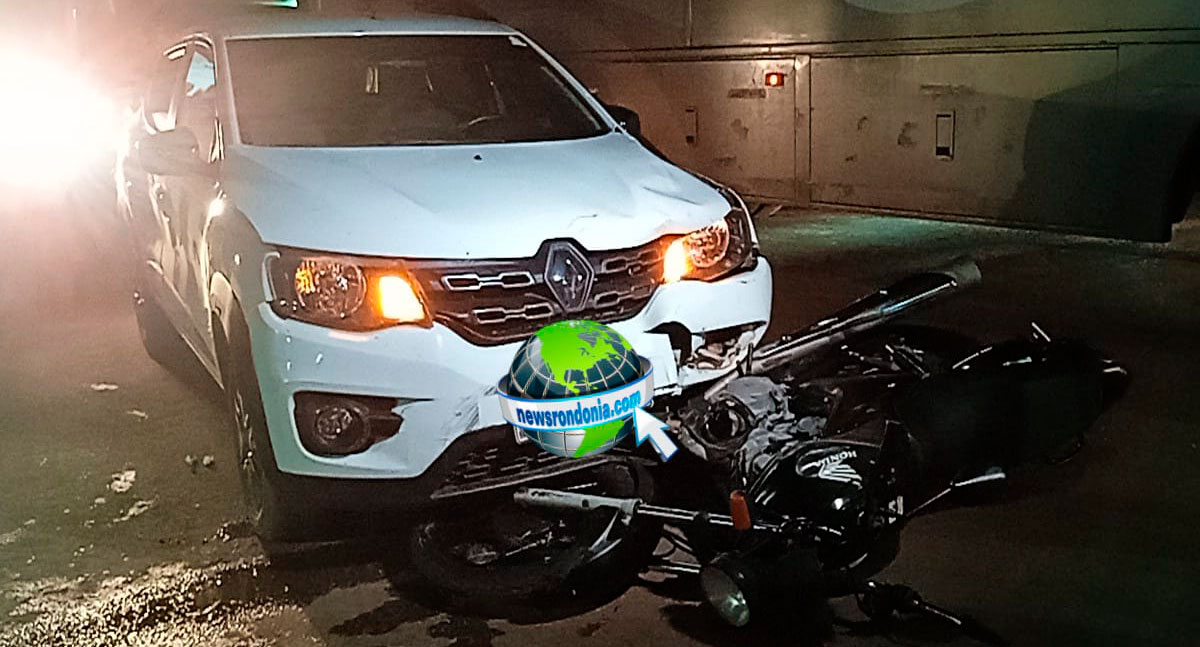 Casal e criança sofrem ferimentos em acidente envolvendo moto e carro no Residencial Cristal da Calama, Porto Velho - News Rondônia