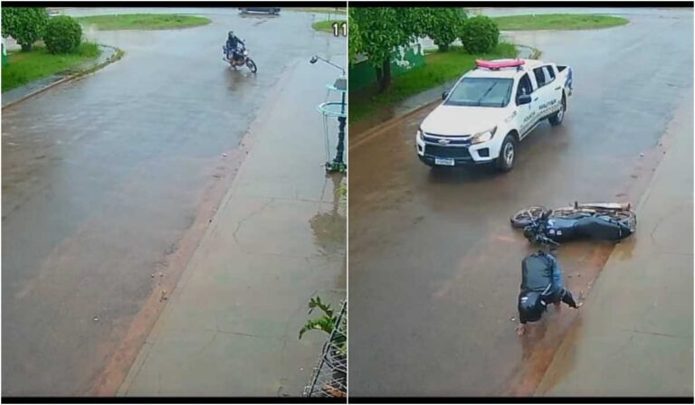 Câmera de segurança flagra polícia prendendo aviãozinho do tráfico em Rondônia - News Rondônia