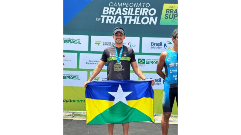Atleta recebe incentivo do Governo de Rondônia para disputar a Corrida Capixaba de Ferro de Triathlon - News Rondônia