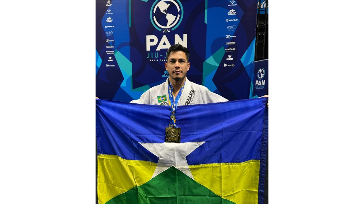 Atleta de Rondônia incentivado pelo “Pró-Atleta” conquista o ouro no PAN 2024 de Jiu-Jitsu - News Rondônia