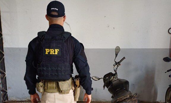 PRF recupera motocicleta adulterada em Porto Velho