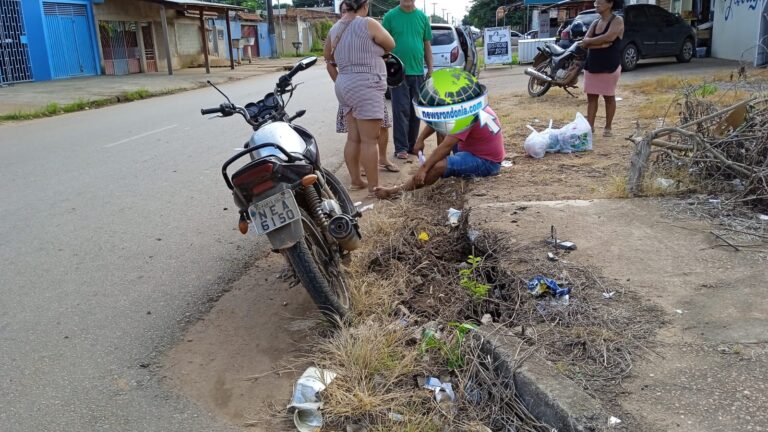 URGENTE: Celta avança preferencial e causa grave acidente com motociclista no Socialista