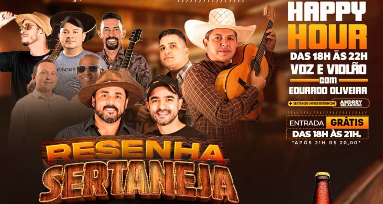 "Entrada grátis até às 21h, após, a entrada custará R$ 20.00"