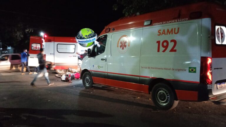 Strada invade preferencial e causa grave acidente com moto aplicativo