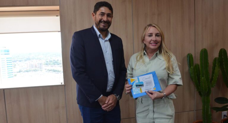 Márcio Pacele visita gabinete da deputada Ieda Chaves e agradece emenda para cursos profissionalizantes nos distritos da Ponta do Abunã