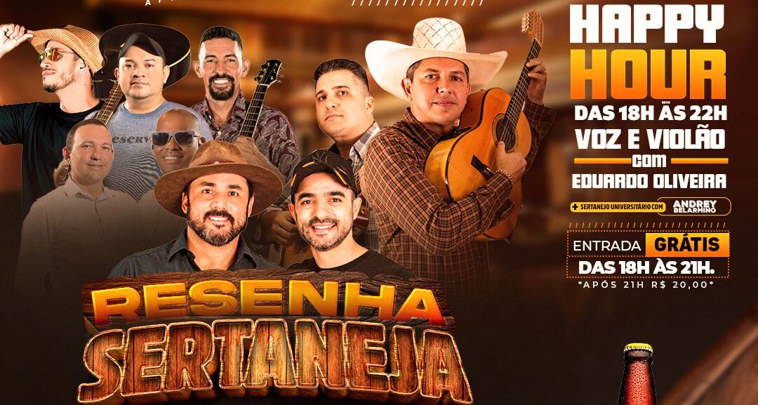 SHOWS - Sexta tem quatro atrações na 'Resenha Sertaneja' do O Monarka
