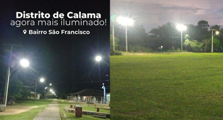 Vereador Valtinho Canuto celebra revitalização da iluminação pública em Calama