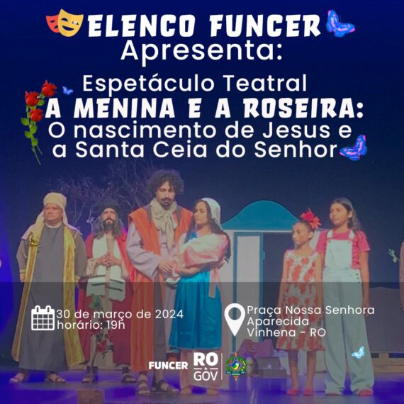Espetáculo que retrata Santa Ceia será apresentado em Vilhena, durante programação da Páscoa - News Rondônia