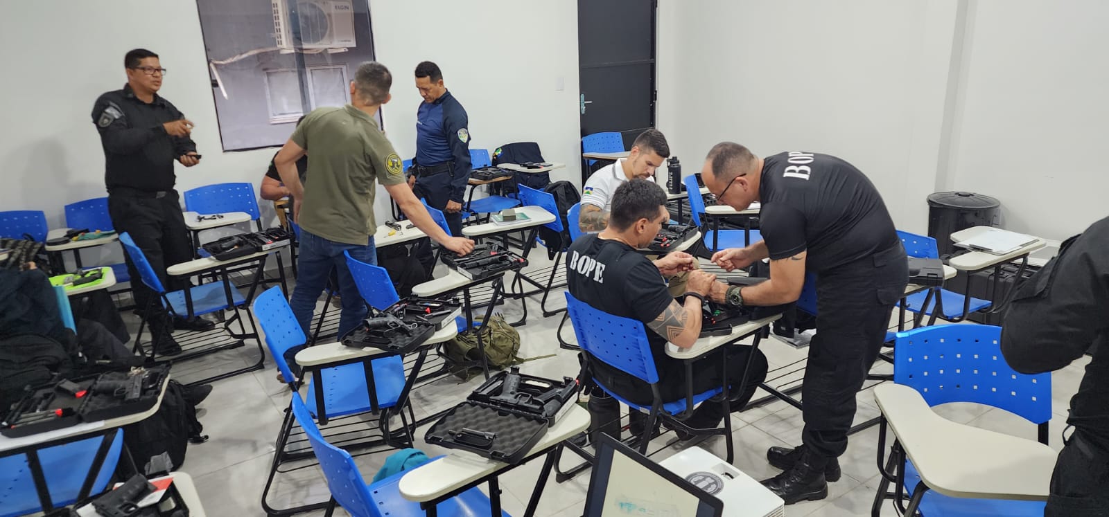 Policiais do BOPE em Rondônia recebem capacitação para uso de novas armas