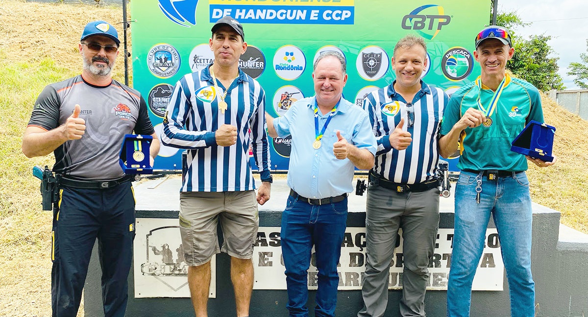 Pedro Fernandes recebe medalha Marechal Rondon do tiro desportivo de Rondônia