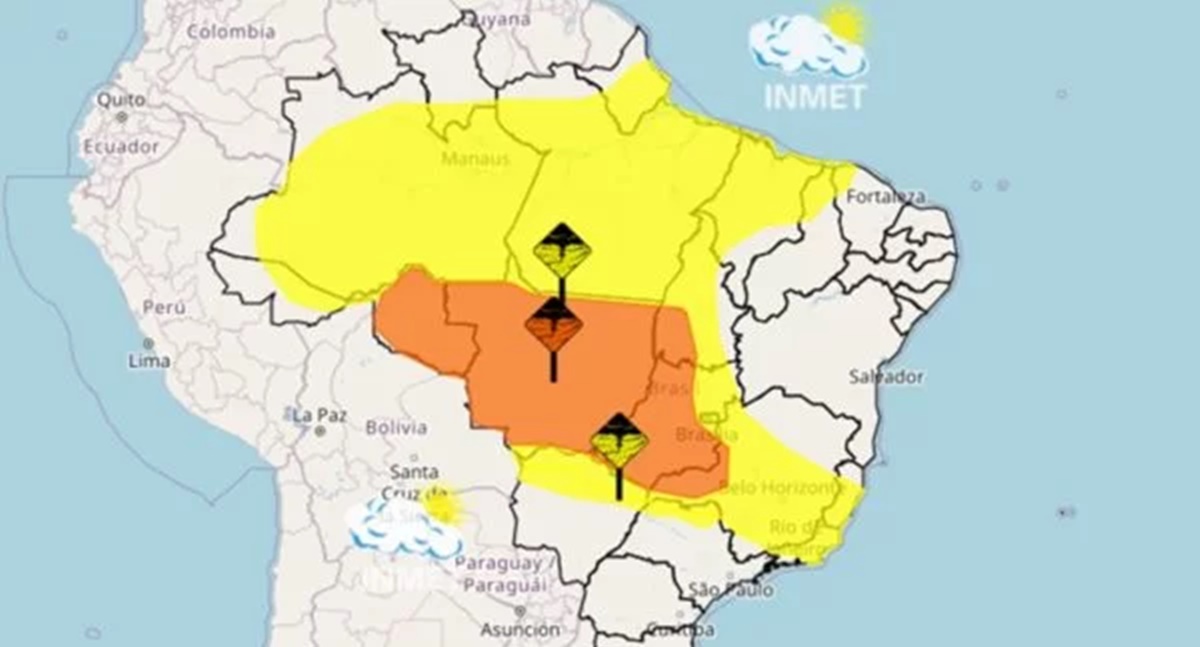 Alertas meteorológicos: Brasil enfrenta riscos de chuvas intensas em diversas regiões - News Rondônia Alertas meteorológicos: Brasil enfrenta riscos de chuvas intensas em diversas regiões