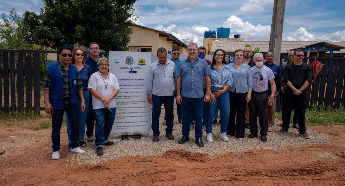 Prefeitura inaugura sistema de água potável na Vila da Penha, distrito de Abunã