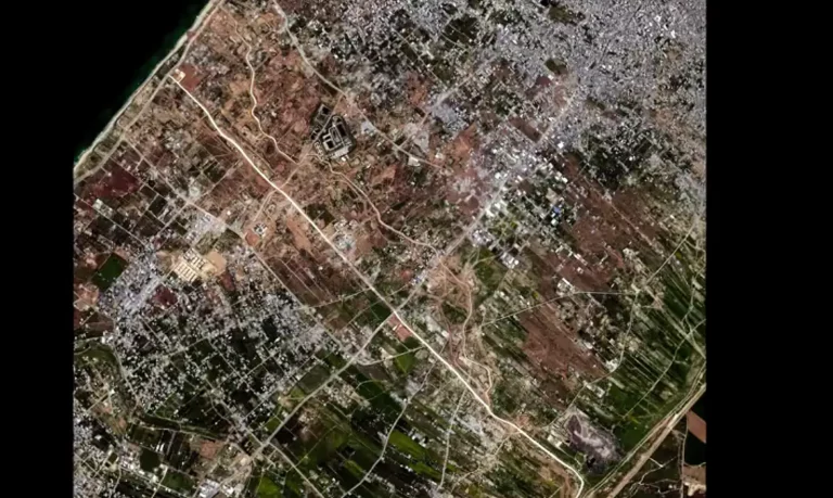 ONU: imagens de satélite mostram 35% de construções em Gaza destruídas
