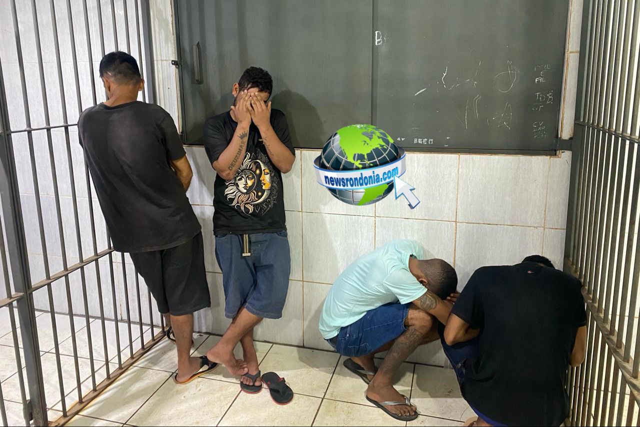 FACHADA: Cinco são presos com armas e drogas em bar usado como boca de fumo na zona leste - News Rondônia