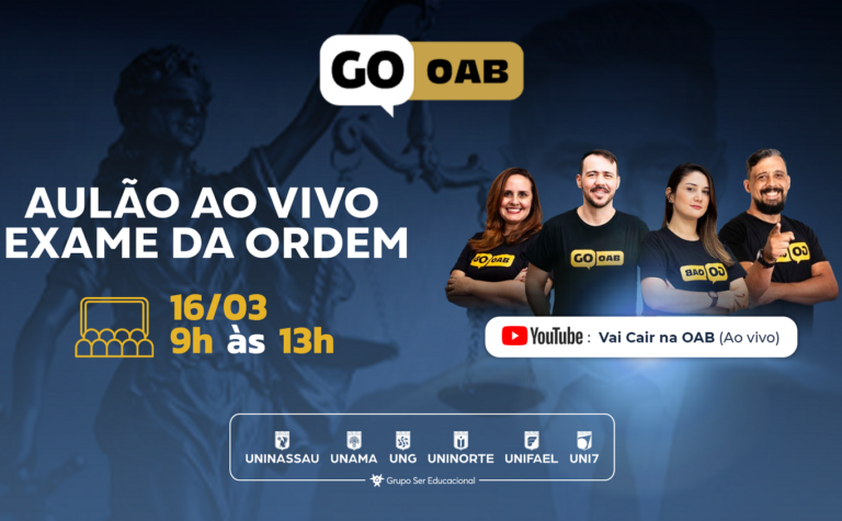 Aulão prepara alunos de Direito para o Exame de Ordem Unificado