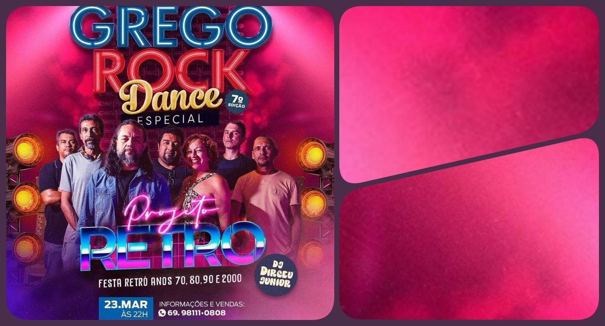 Agenda News: Grego Rock Dance Especial, uma Noite de Flashback e energia contagiante! - News Rondônia