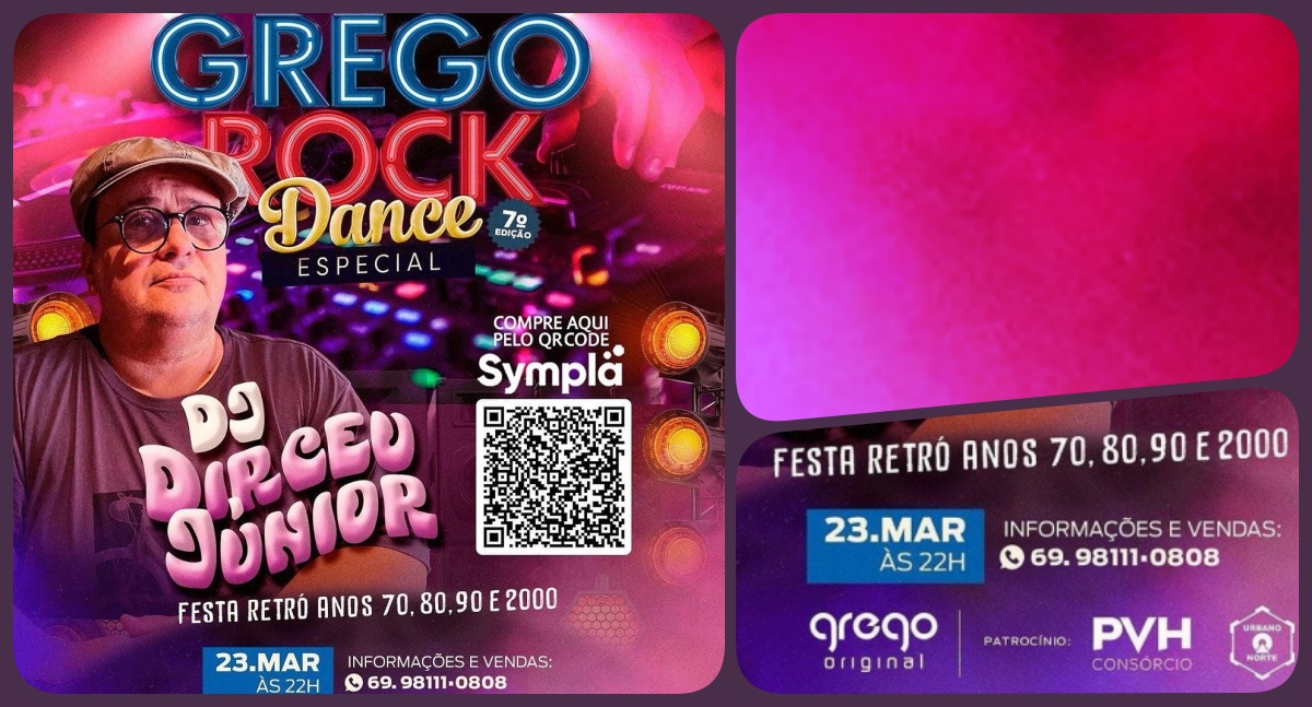Agenda News: Grego Rock Dance Especial, uma Noite de Flashback e energia contagiante! - News Rondônia
