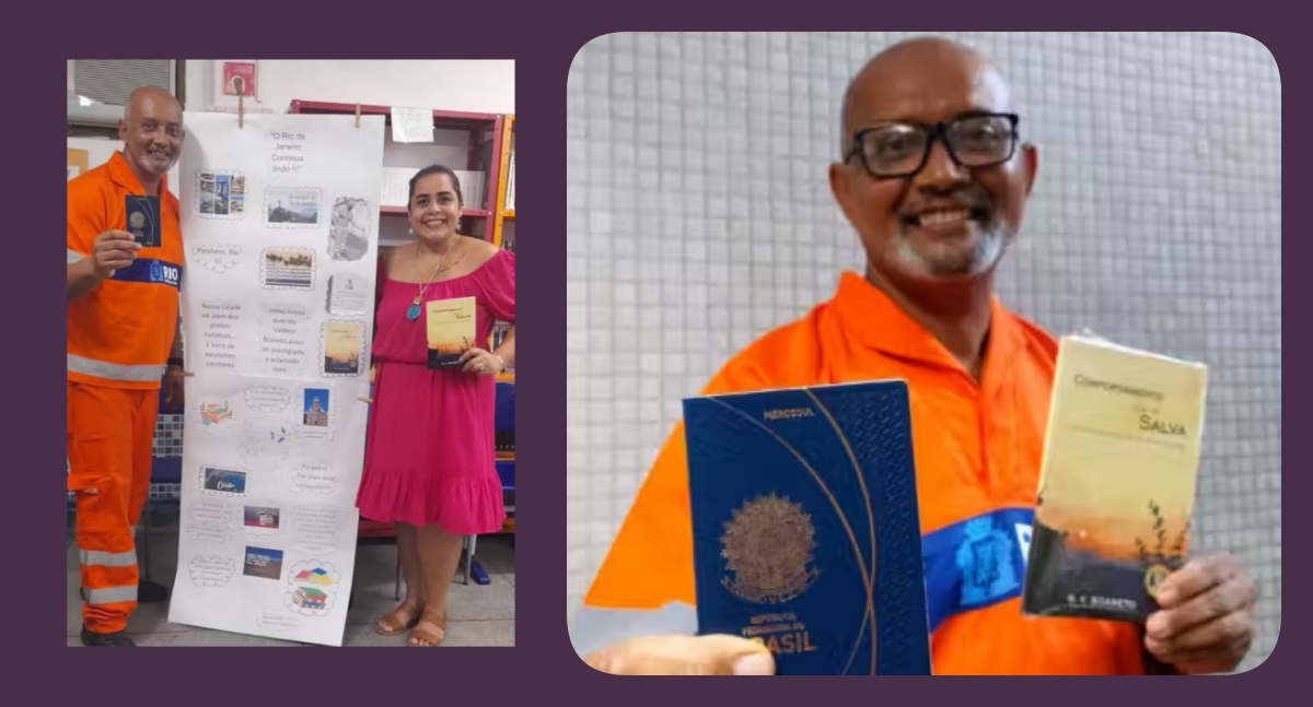 Gari e escritor do Alemão é convidado para palestra em Harvard após livro sobre trabalho nas ruas - News Rondônia Gari e escritor do Alemão é convidado para palestra em Harvard após livro sobre trabalho nas ruas - News Rondônia
