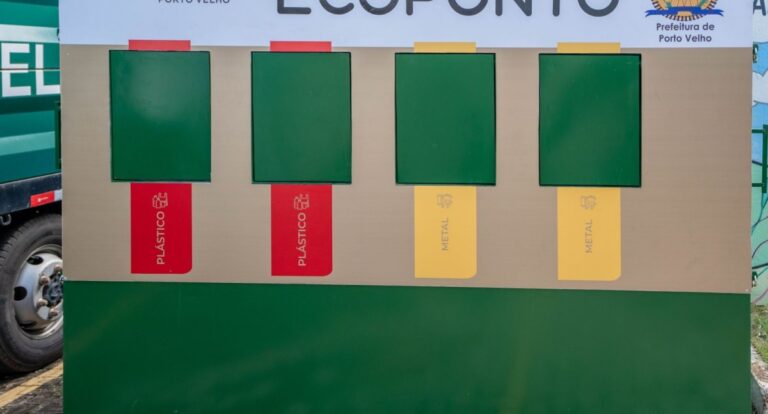Porto Velho conta com dez ecopontos para recolhimento de material reciclável