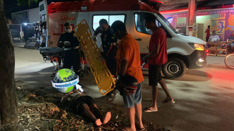 URGENTE: Motorista foge depois de atropelar motociclista na Mamoré - News Rondônia