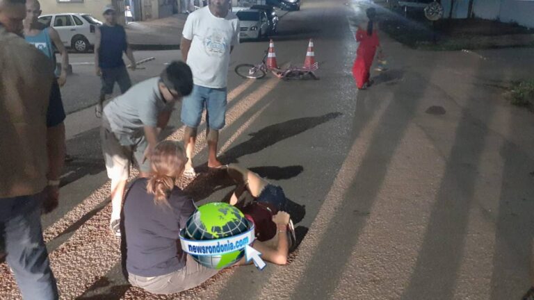 URGENTE: Ciclista grávida é atropelada por táxi na zona sul