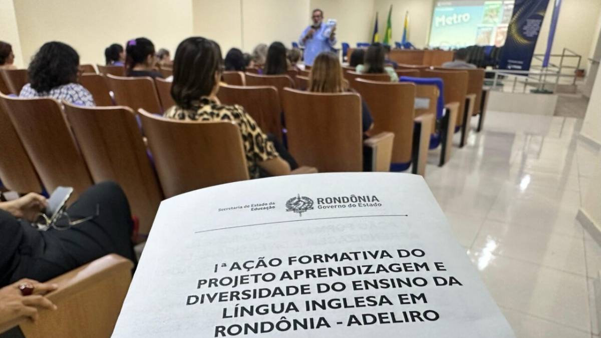 Educação promove primeira ação formativa para professores de Língua Inglesa, em Porto Velho