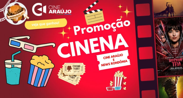 News Rondônia e Cine Araújo premiam internautas com ingressos para o cinema - News Rondônia