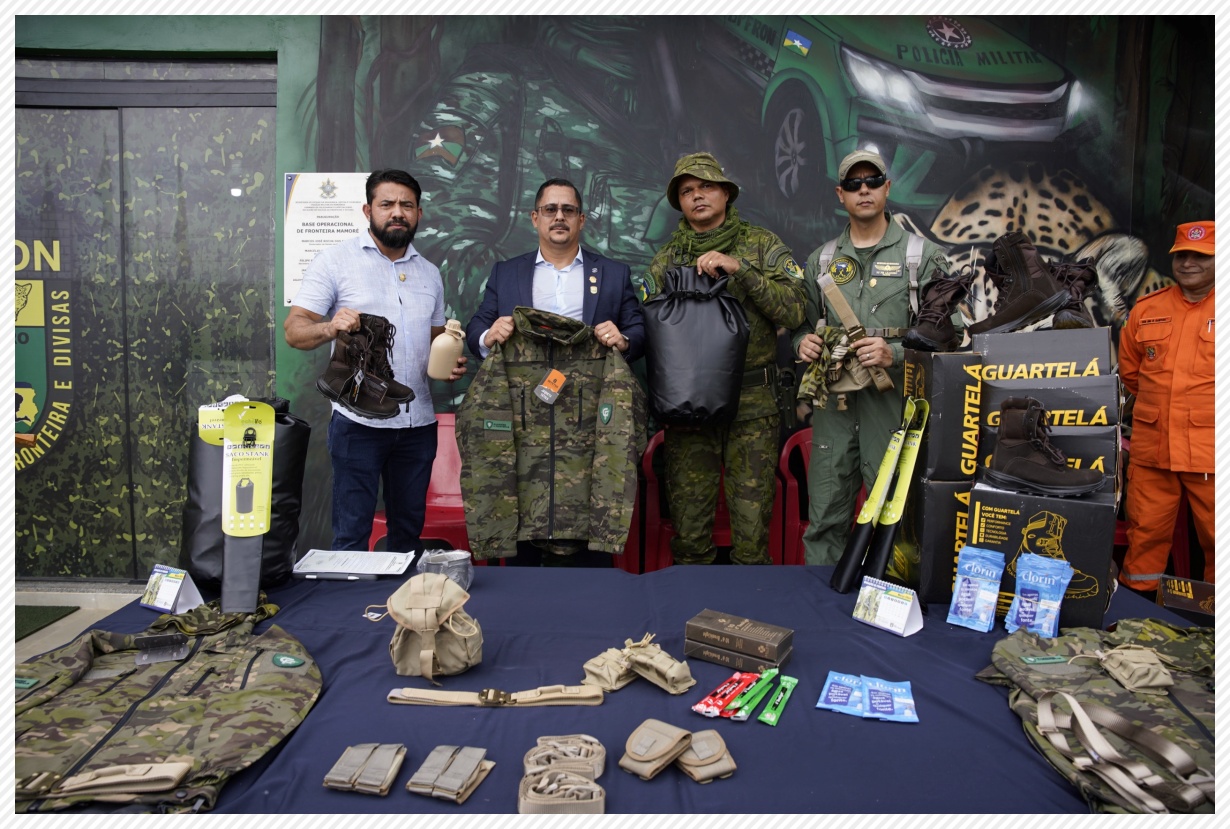 Sesdec entrega materiais táticos ao Batalhão de Fronteira para fortalecer combate ao crime - News Rondônia