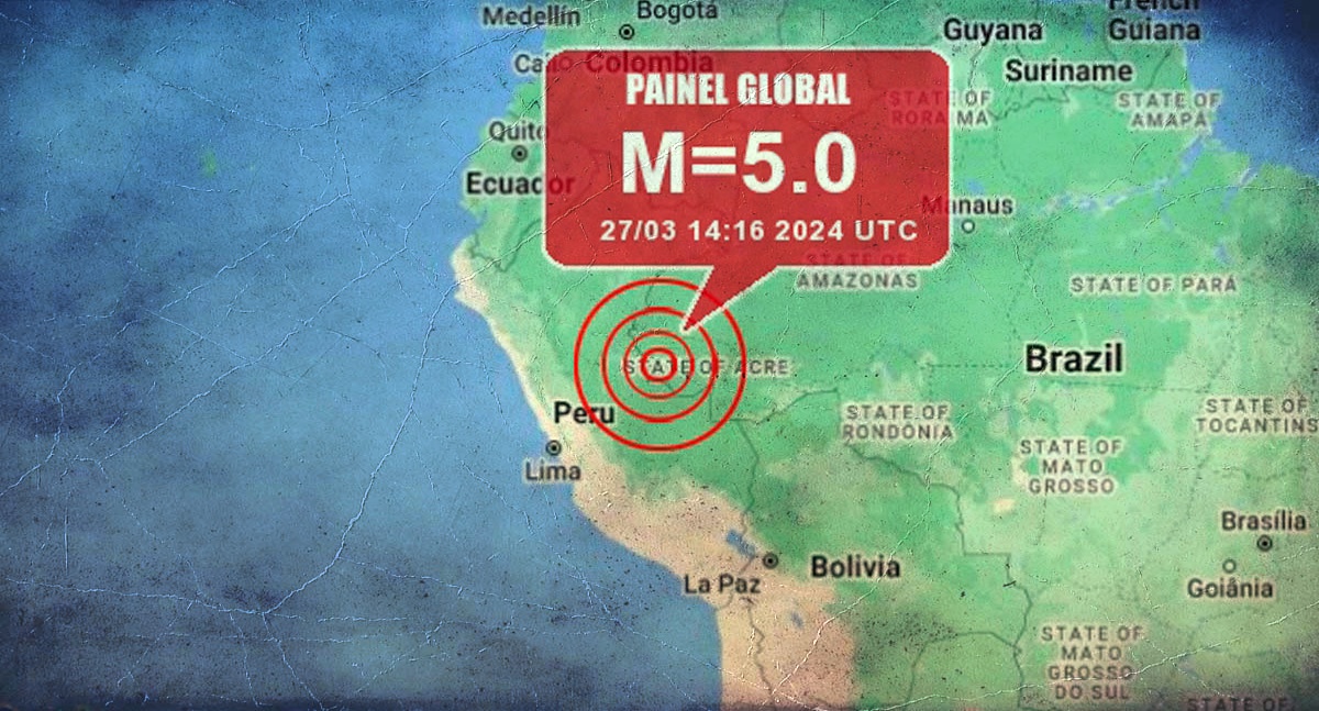 Urgente: Quatro cidades do Acre registraram violento terremoto nesta quarta-feira - News Rondônia
