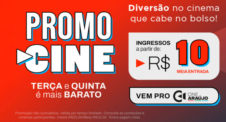 Promo Cine no Cine Araújo: Seu Passaporte para Aventuras Cinematográficas a Preços Imperdíveis! - News Rondônia