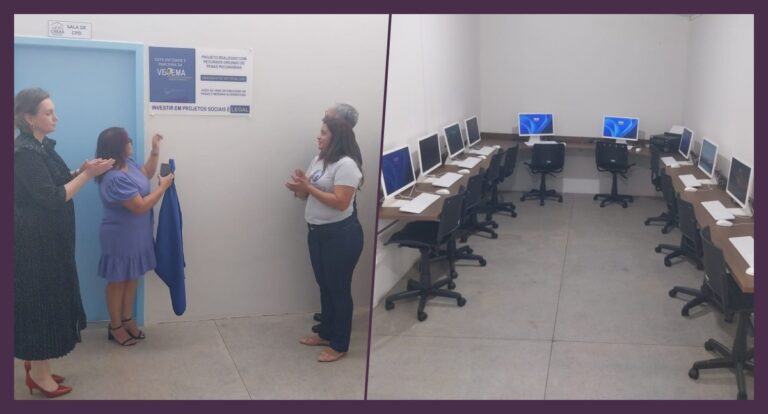 Creas de Porto Velho inaugura sala de informática