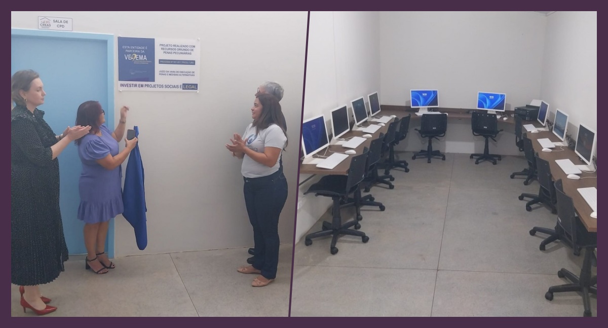 Creas de Porto Velho inaugura sala de informática