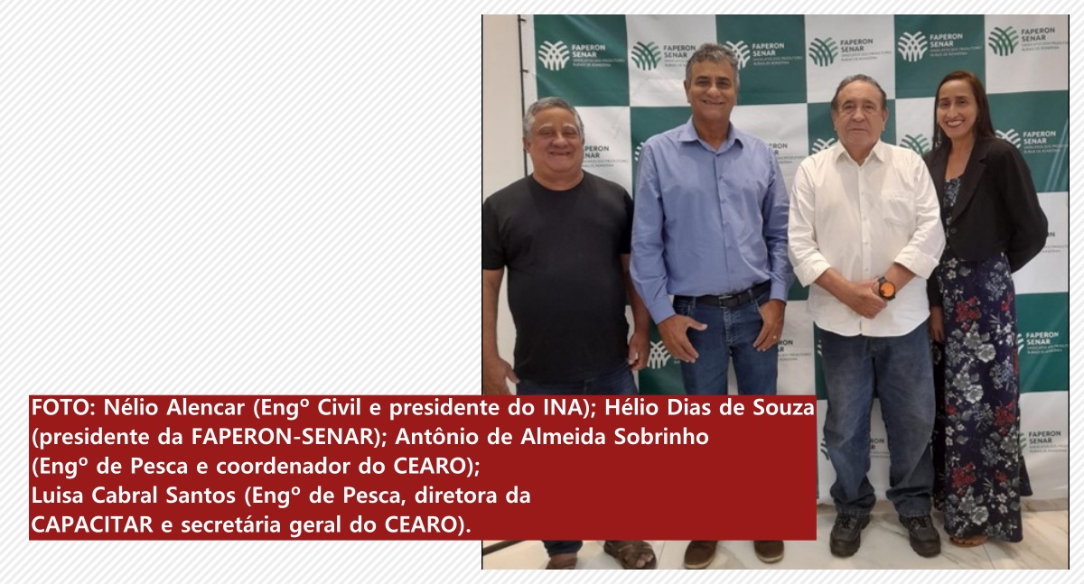 Espinha na garganta: FAPERON-SENAR apoiam o 2º congresso estadual de engenharia e agronomia de Rondônia - News Rondônia
