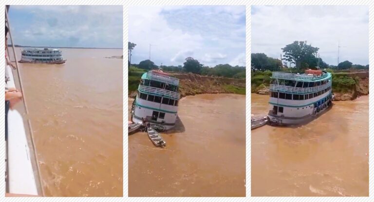 No Amazonas, passageiros passam por momento de tensão em viagem de barco - News Rondônia