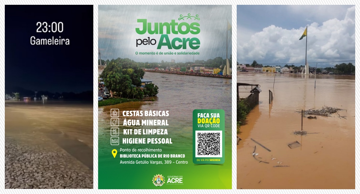 Enchente segue desabrigando os acreanos: As águas invadem cartão postal de Rio Branco a Gameleira - News Rondônia