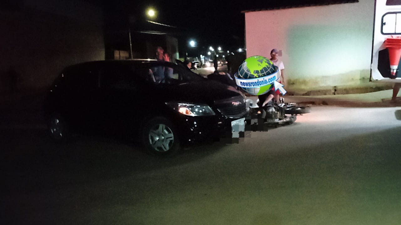 URGENTE: Instrutor de autoescola fica ferido em colisão entre carro e moto na zona leste de Porto Velho - News Rondônia