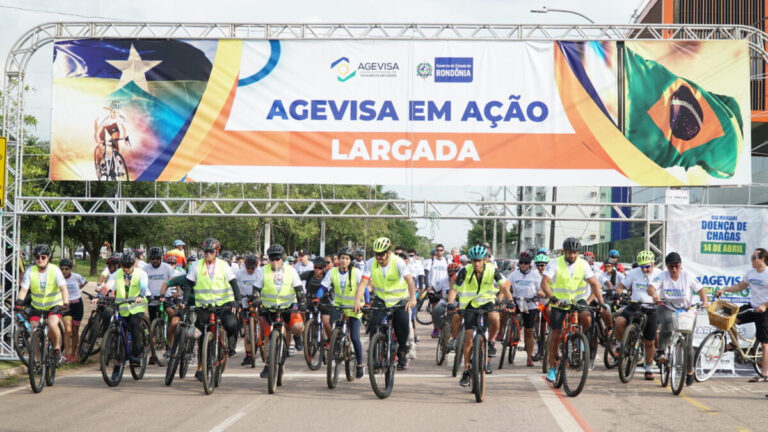 Prevenção da doença de Chagas é evidenciada em passeio ciclístico que reuniu mais de 600 pessoas, em Porto Velho - News Rondônia